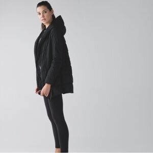 Lululemon Puffy Blanket Jacket Black Size 8